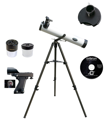 Cassini 1000mm X 120mm Reflector Telescope with Smartphone Photo/Video Adapter 